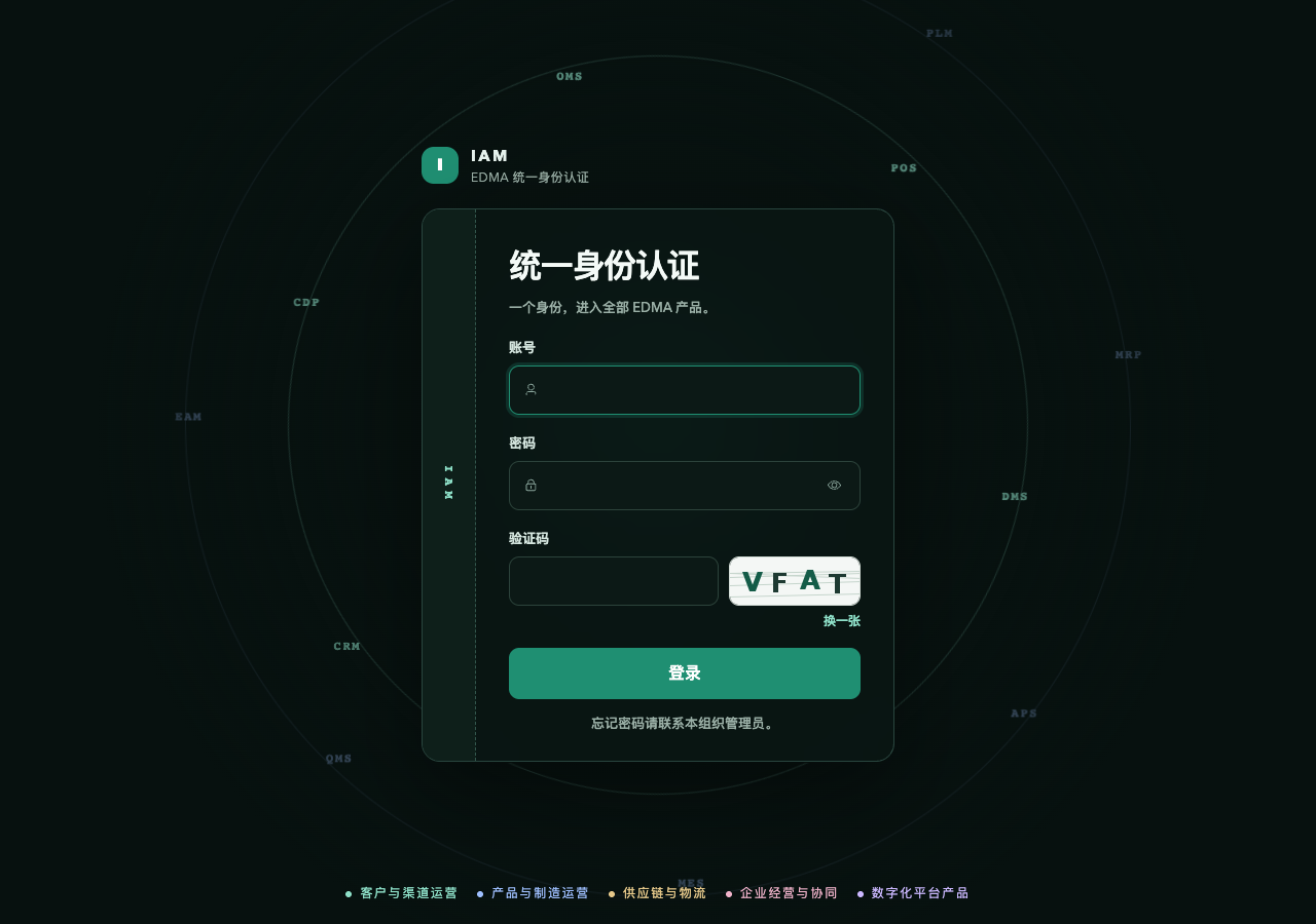 IAM 统一登录页面
